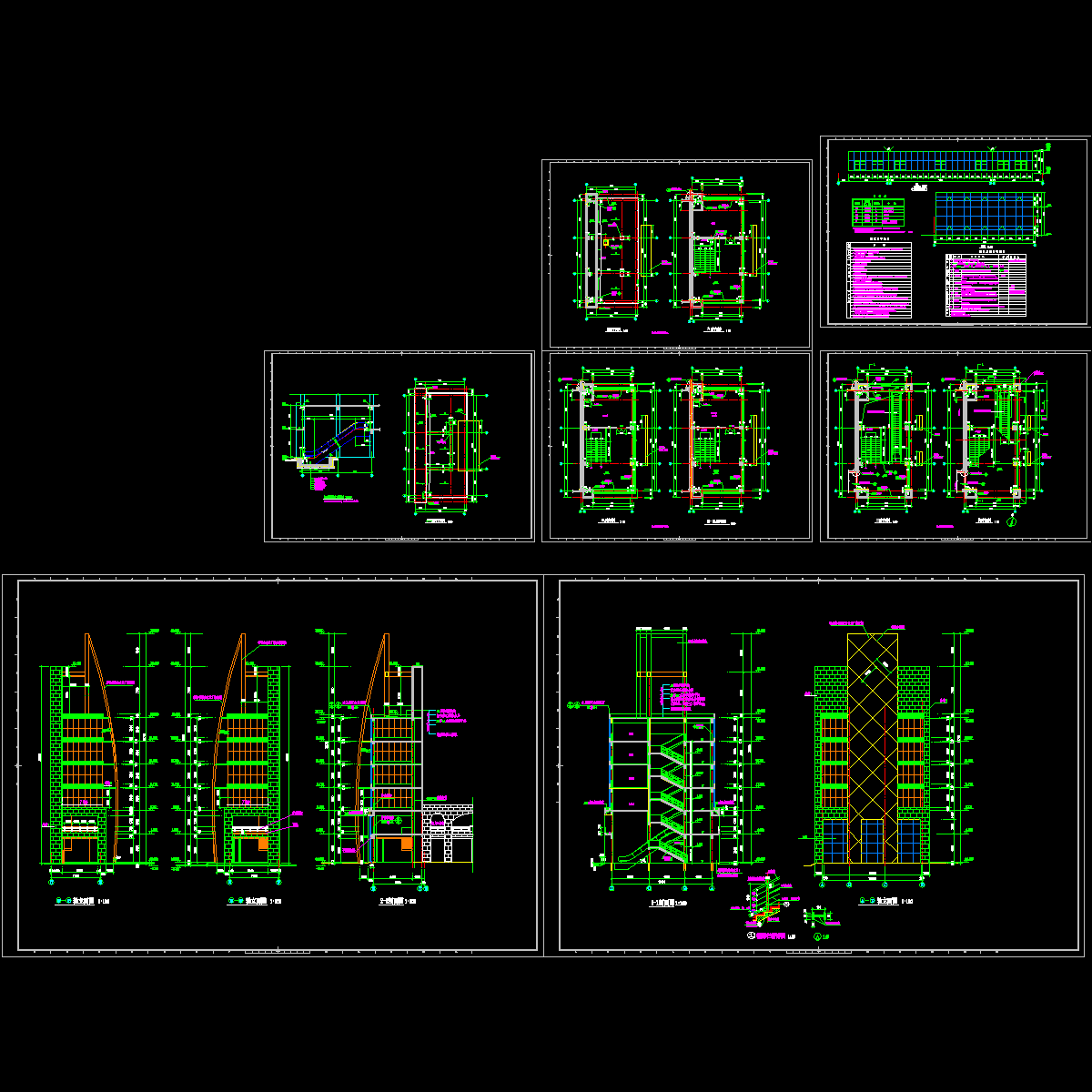 商业街塔楼建筑设计方案.dwg - 1