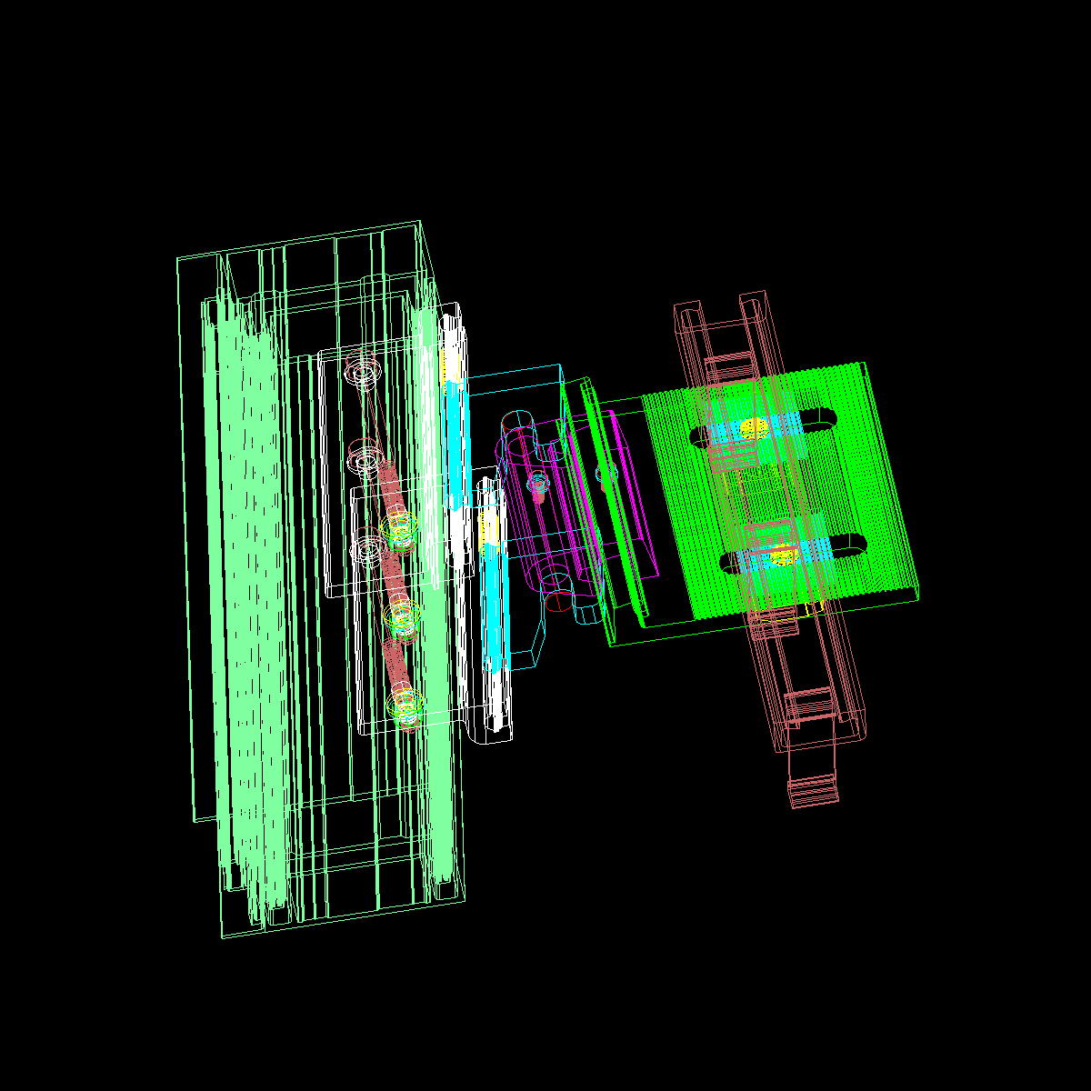 单元幕墙底座三维节点图纸.dwg - 1