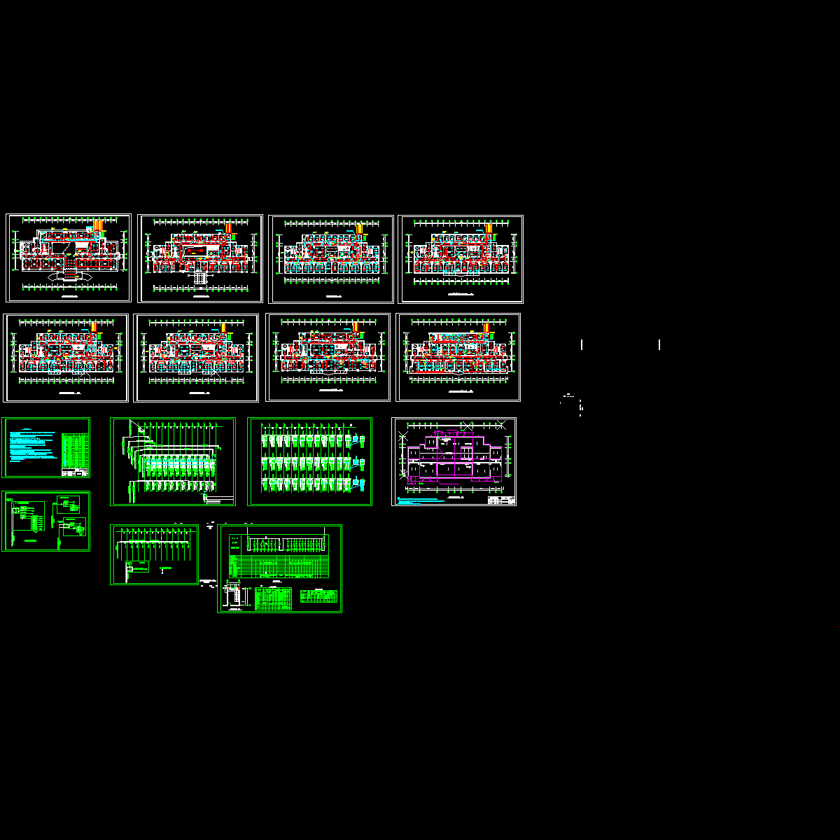 12层医院外科病房楼电气图纸.dwg - 1