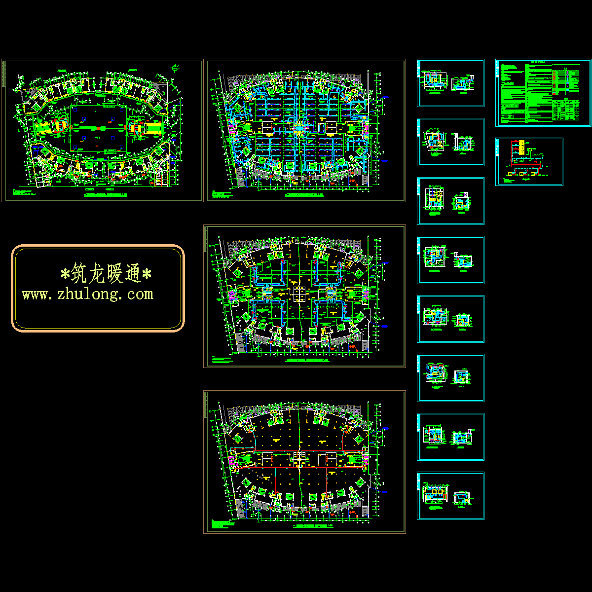 地下上商场暖通空调大样图（施工总说明）.dwg - 1