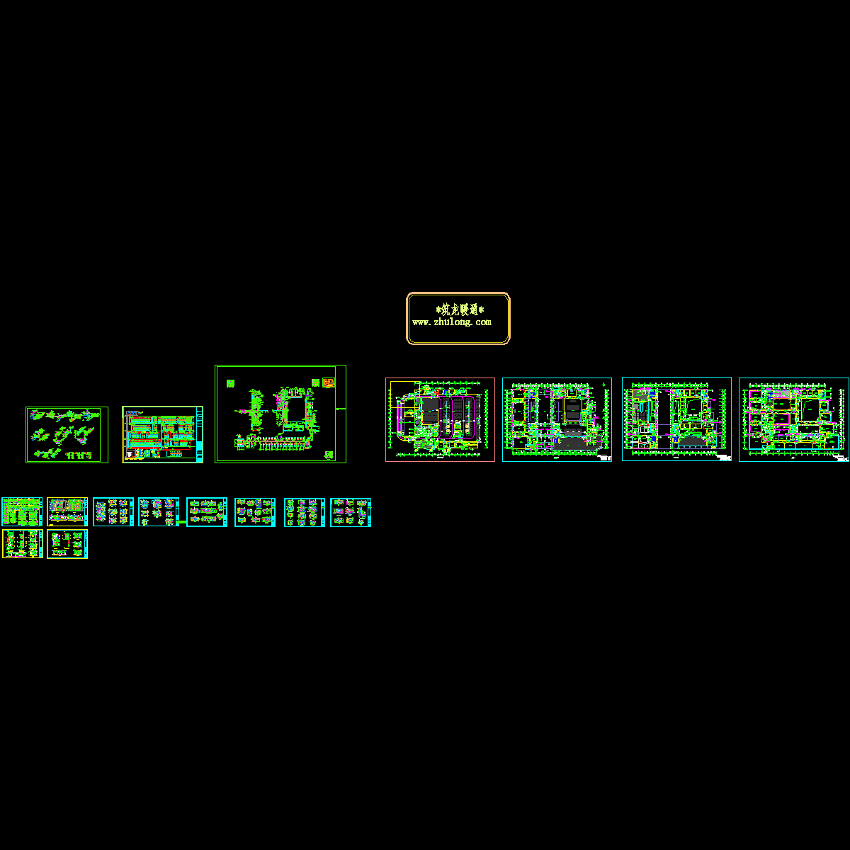 新闻中心暖通设计施工图纸（2010鲁班奖工程）.dwg - 1