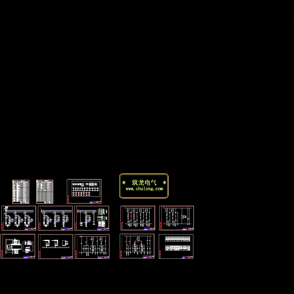 燃煤锅炉控制柜电气设计CAD图纸.dwg - 1