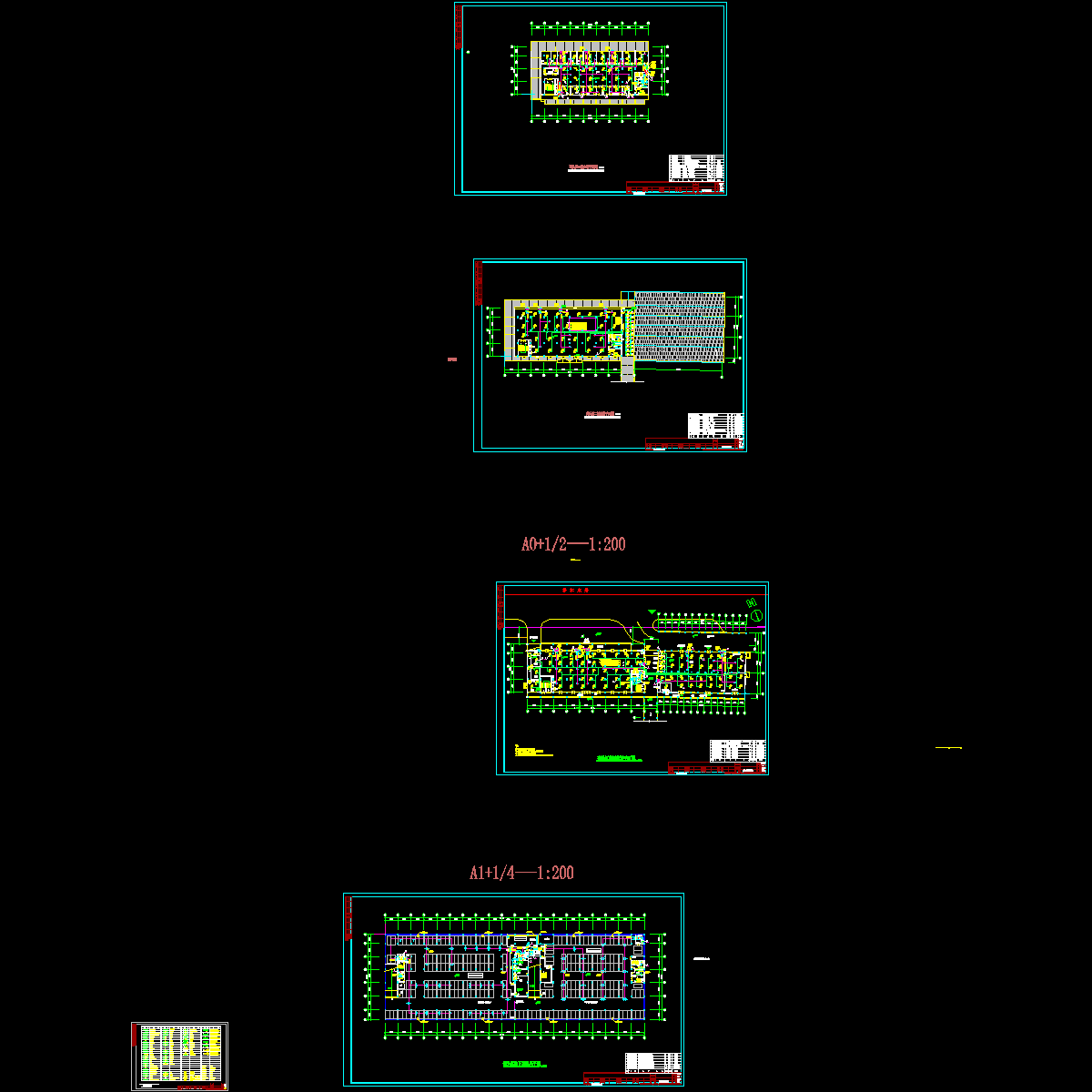 广场3层办公楼空调图纸.dwg - 1