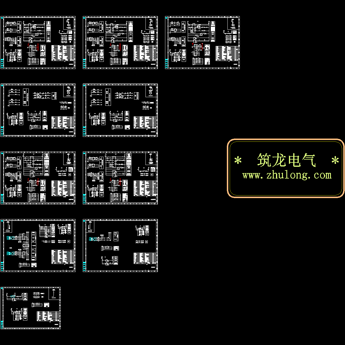 KYN28型开关柜电气原理设计图纸.dwg - 1