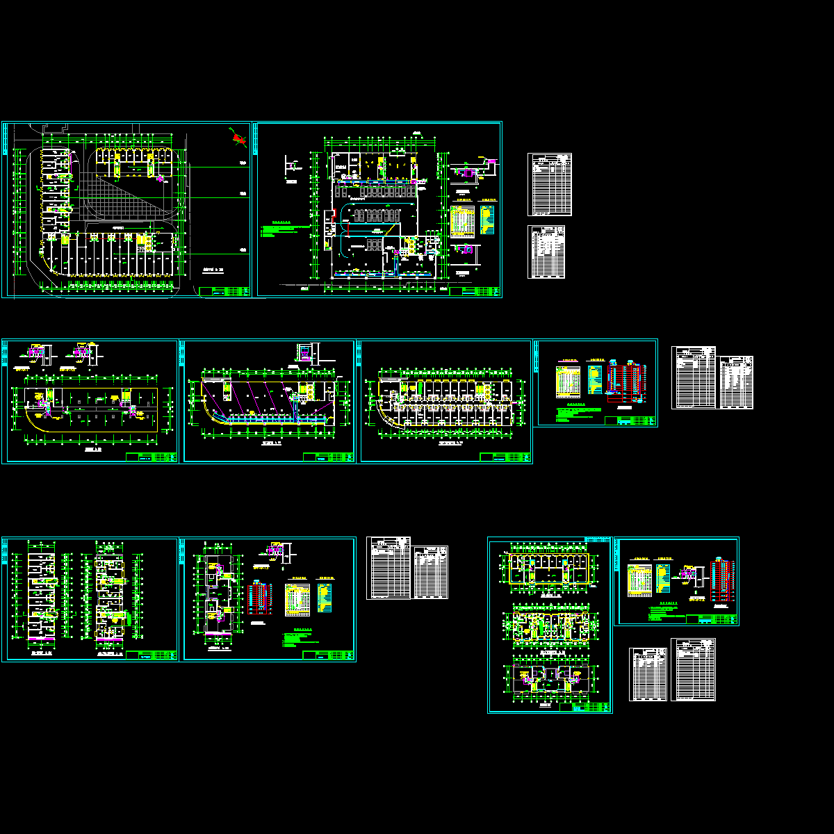 高级住宅楼通风设计CAD图纸.dwg - 1