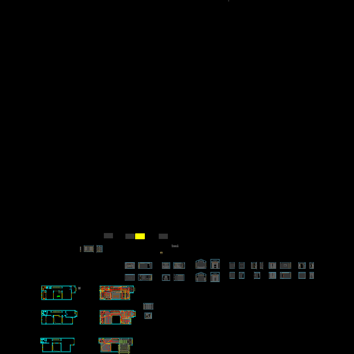 3层别墅装修电气图纸.dwg - 1