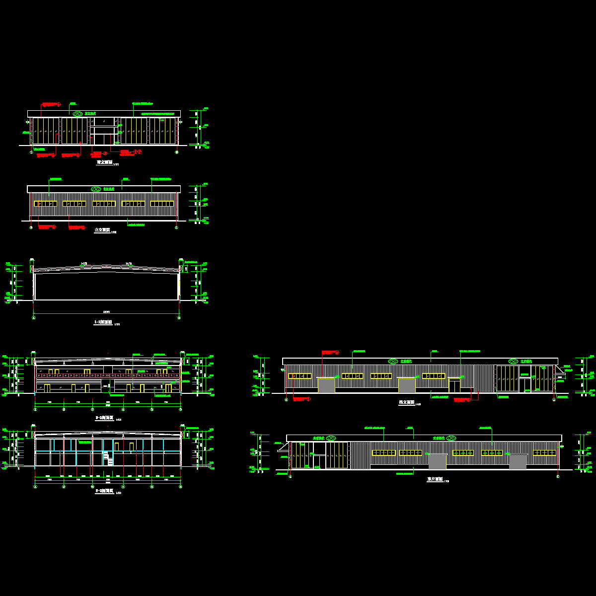 汽车展厅建筑设计方案.dwg - 1