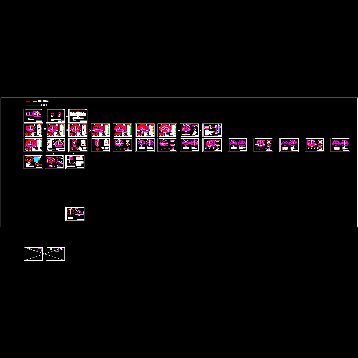 隧道复合式衬砌设计图，28页图纸.dwg - 1