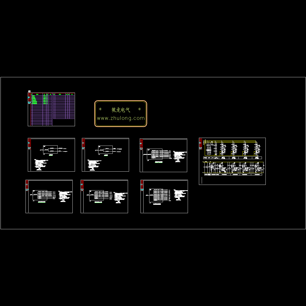 水上乐园工程配电设计图纸.dwg - 1