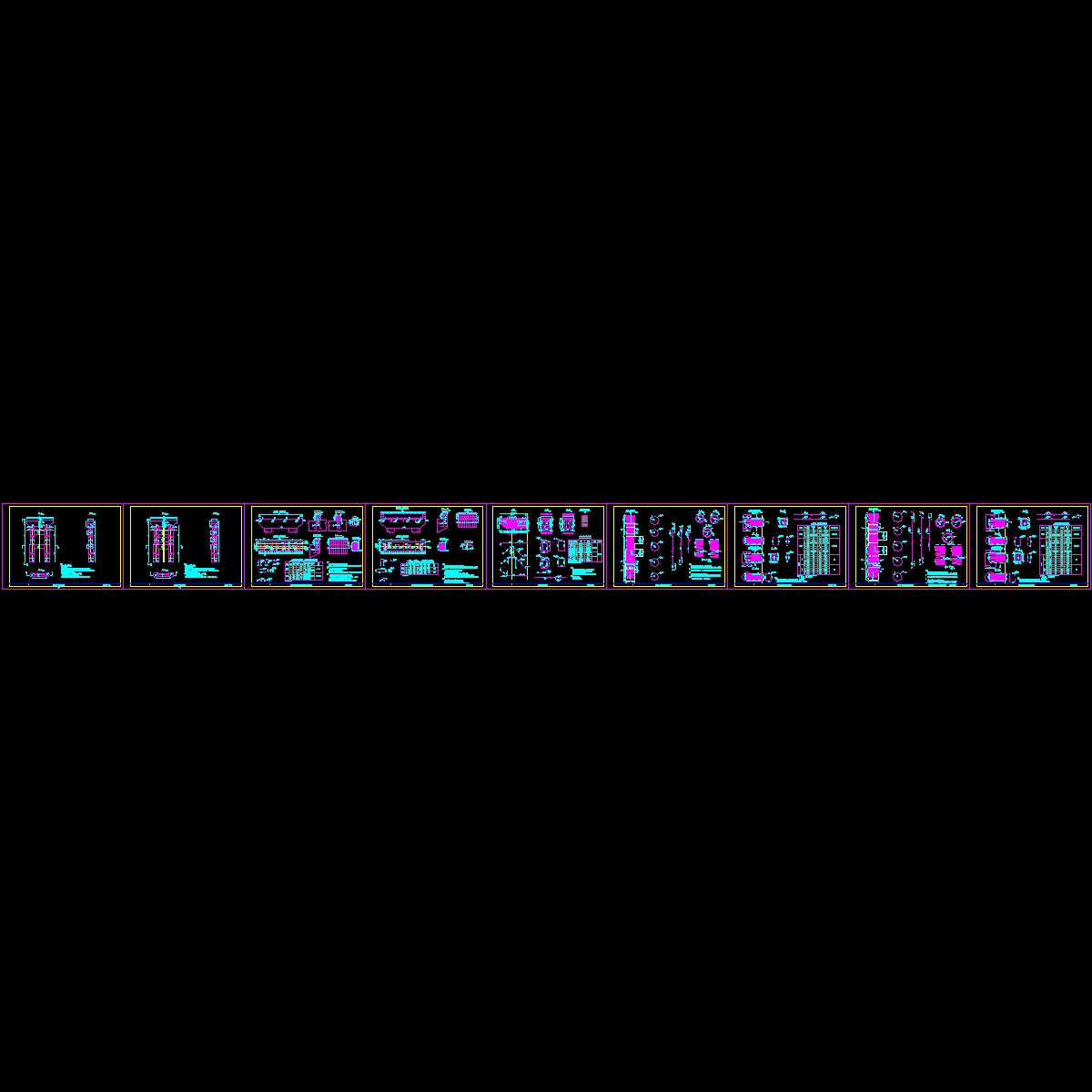 30mT梁桥墩通用CAD设计图纸.dwg - 1