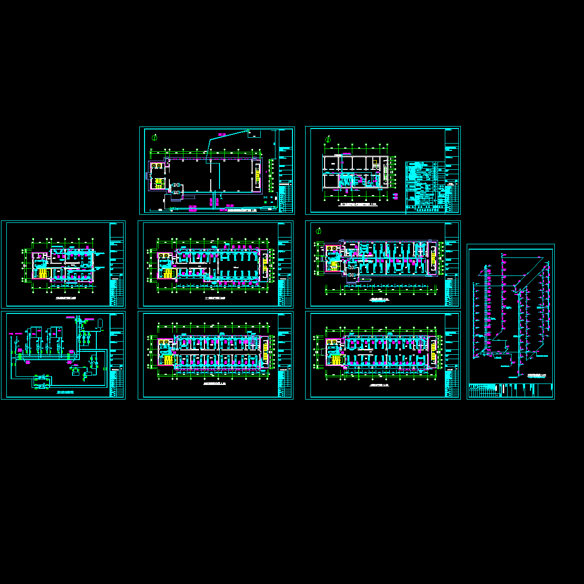 12层孵化基地空调设计CAD施工图纸.dwg - 1