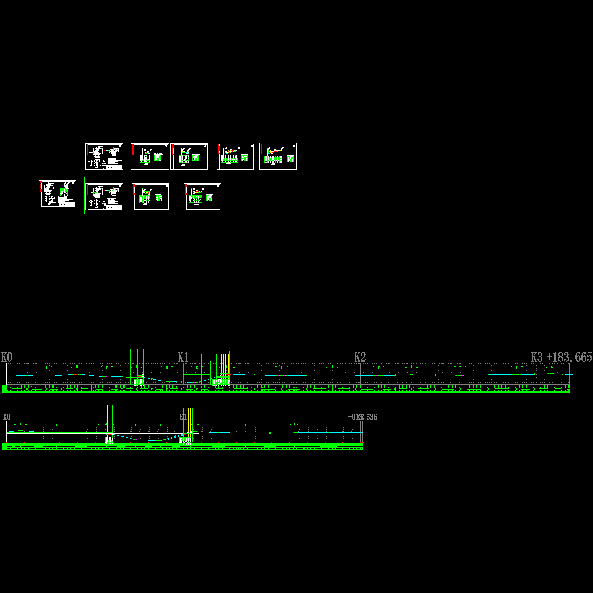 全套挡土墙结构设计CAD图纸.dwg - 1