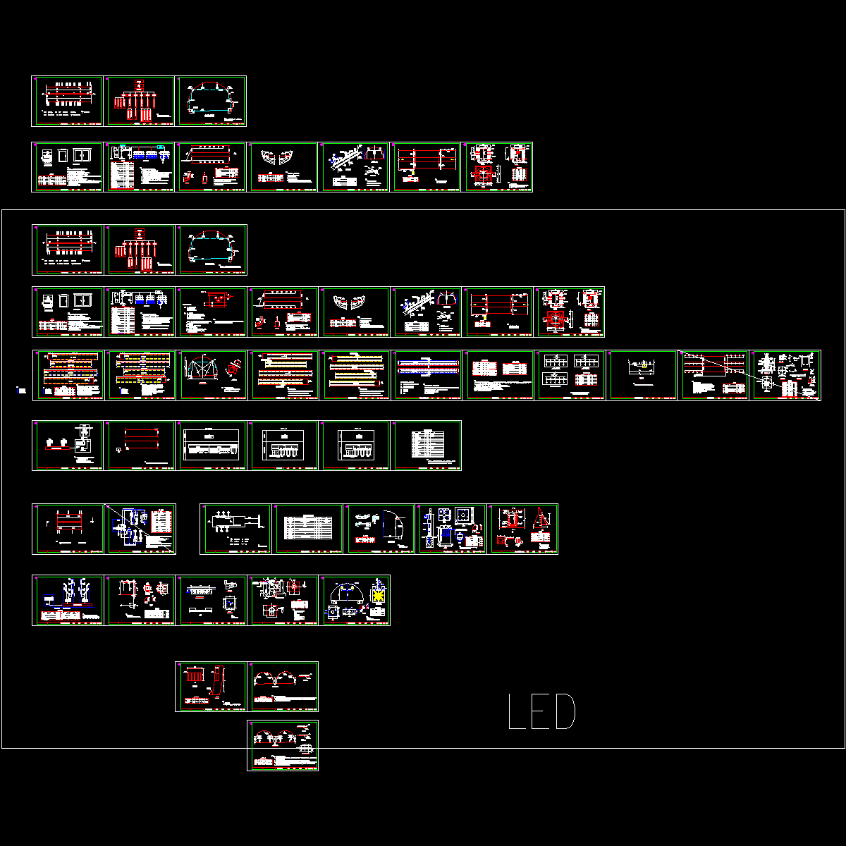 双联拱隧道机电工程图纸.dwg - 1