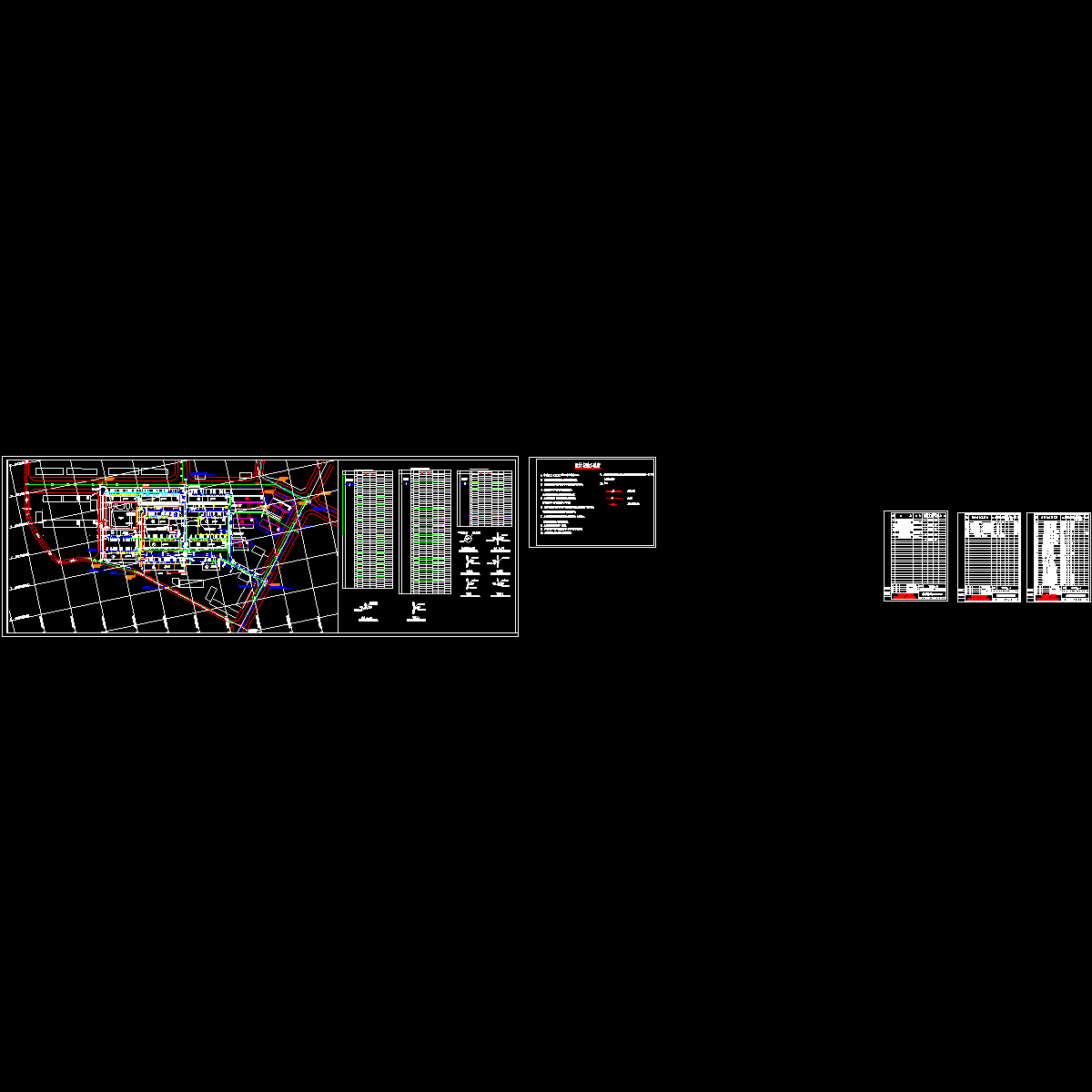 住宅小区外部给排水设计CAD施工图纸.dwg - 1