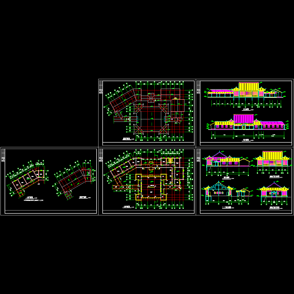 生态园垂钓休息区建筑设计方案.dwg - 1