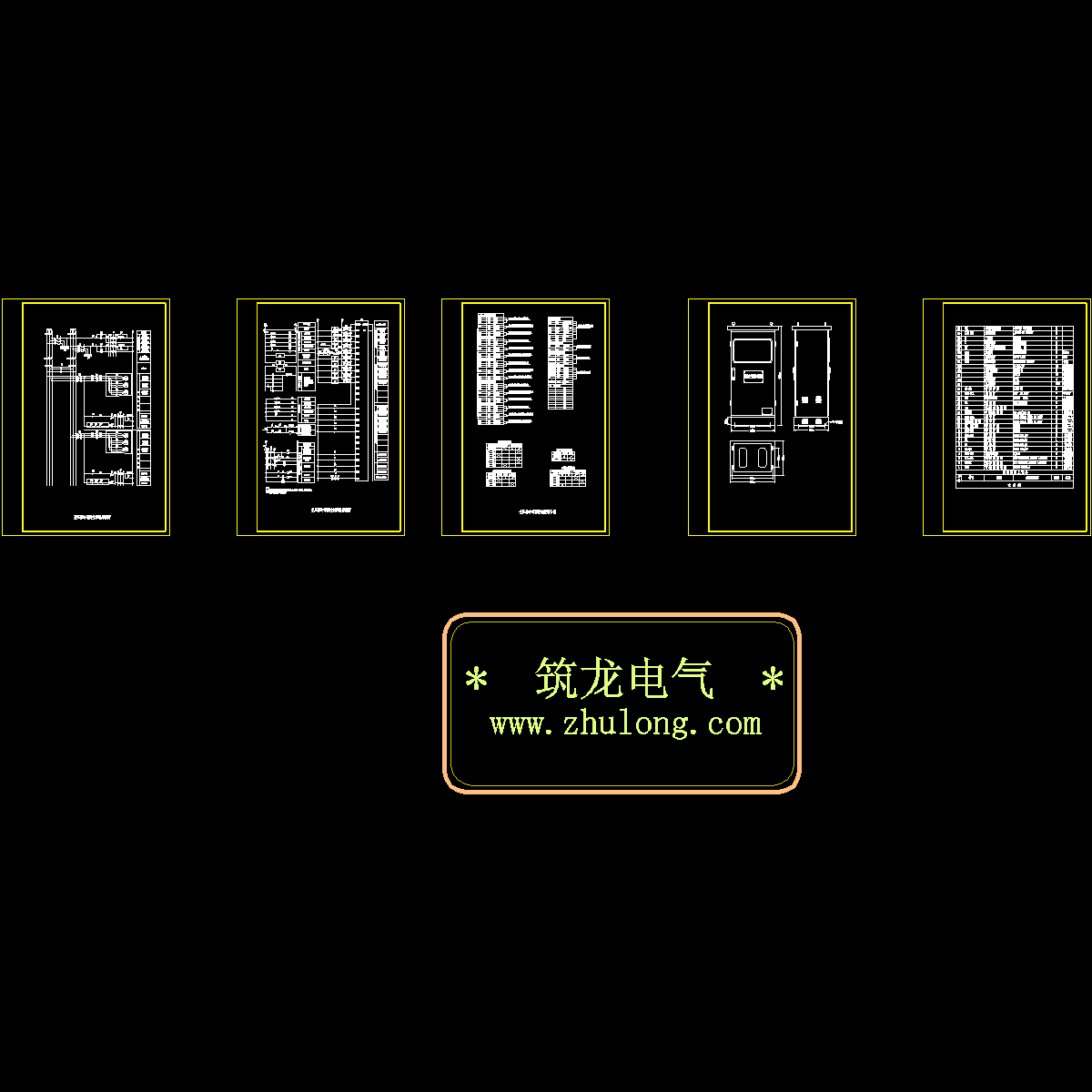 变压器冷却系统控制柜电气设计CAD图纸.dwg - 1
