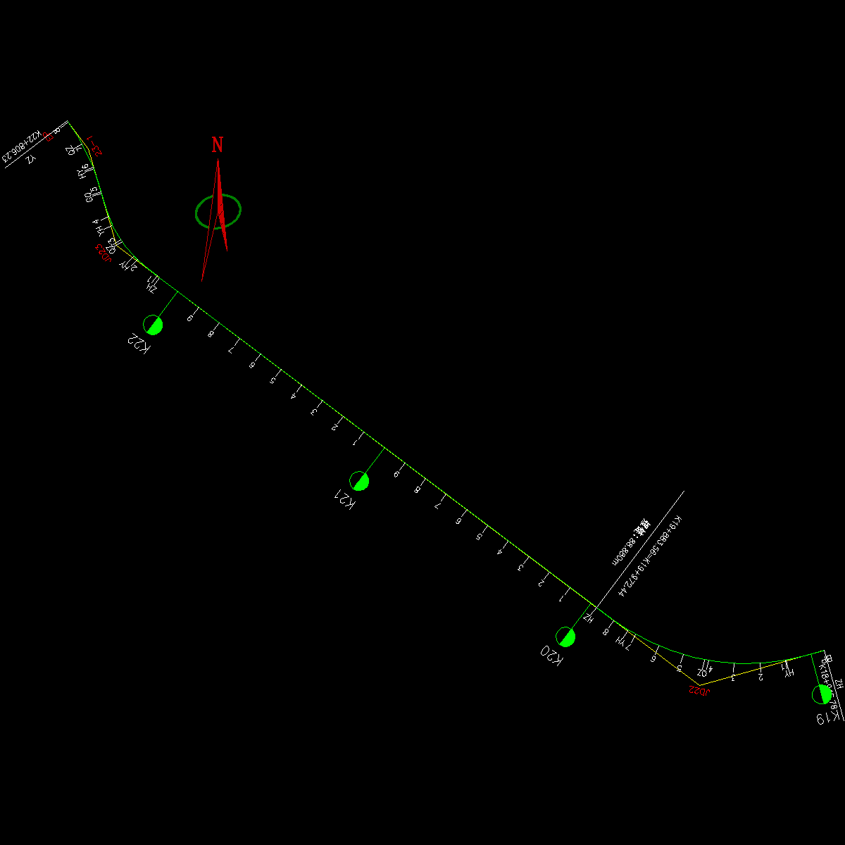 cs2-1-02龙江线位图+表.dwg