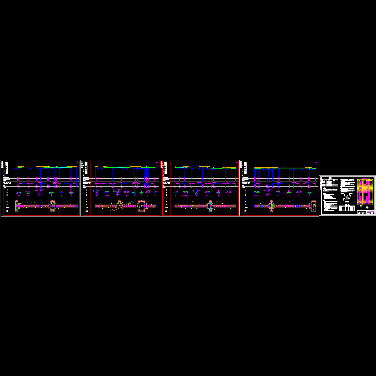 城市政给水管网设计CAD施工图纸.dwg - 1