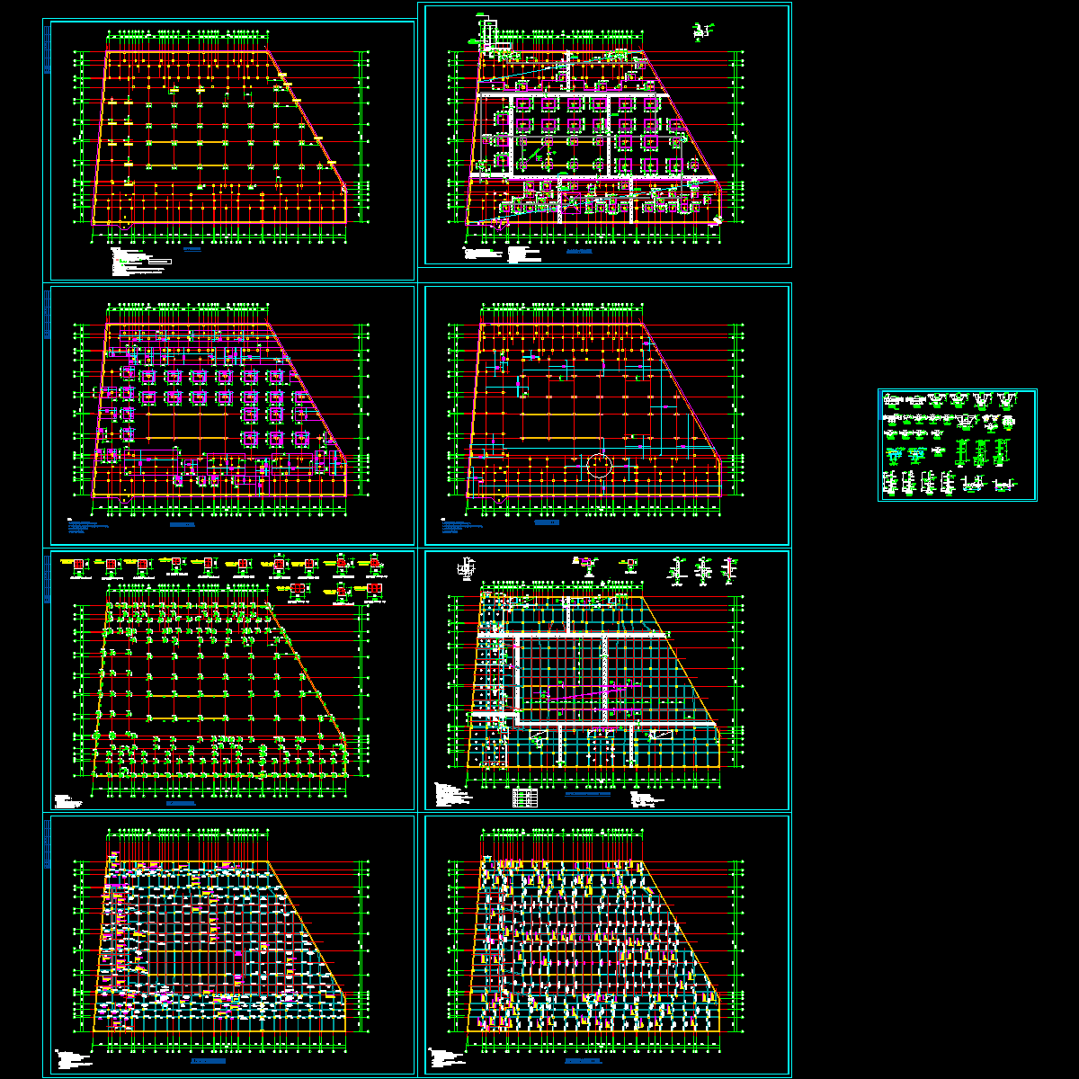 地下上室结构设计CAD图纸.dwg - 1