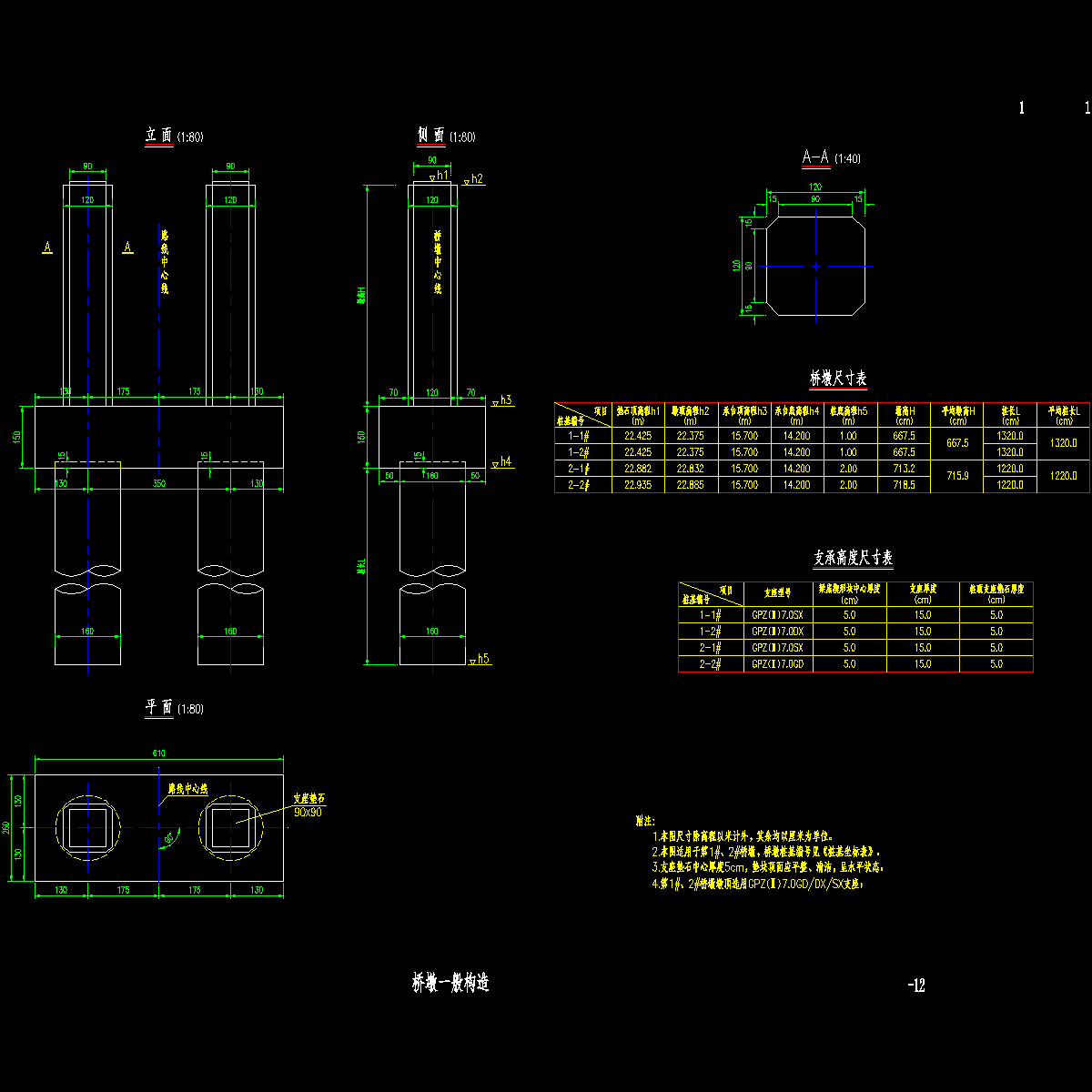 12桥墩一般构造.dwg