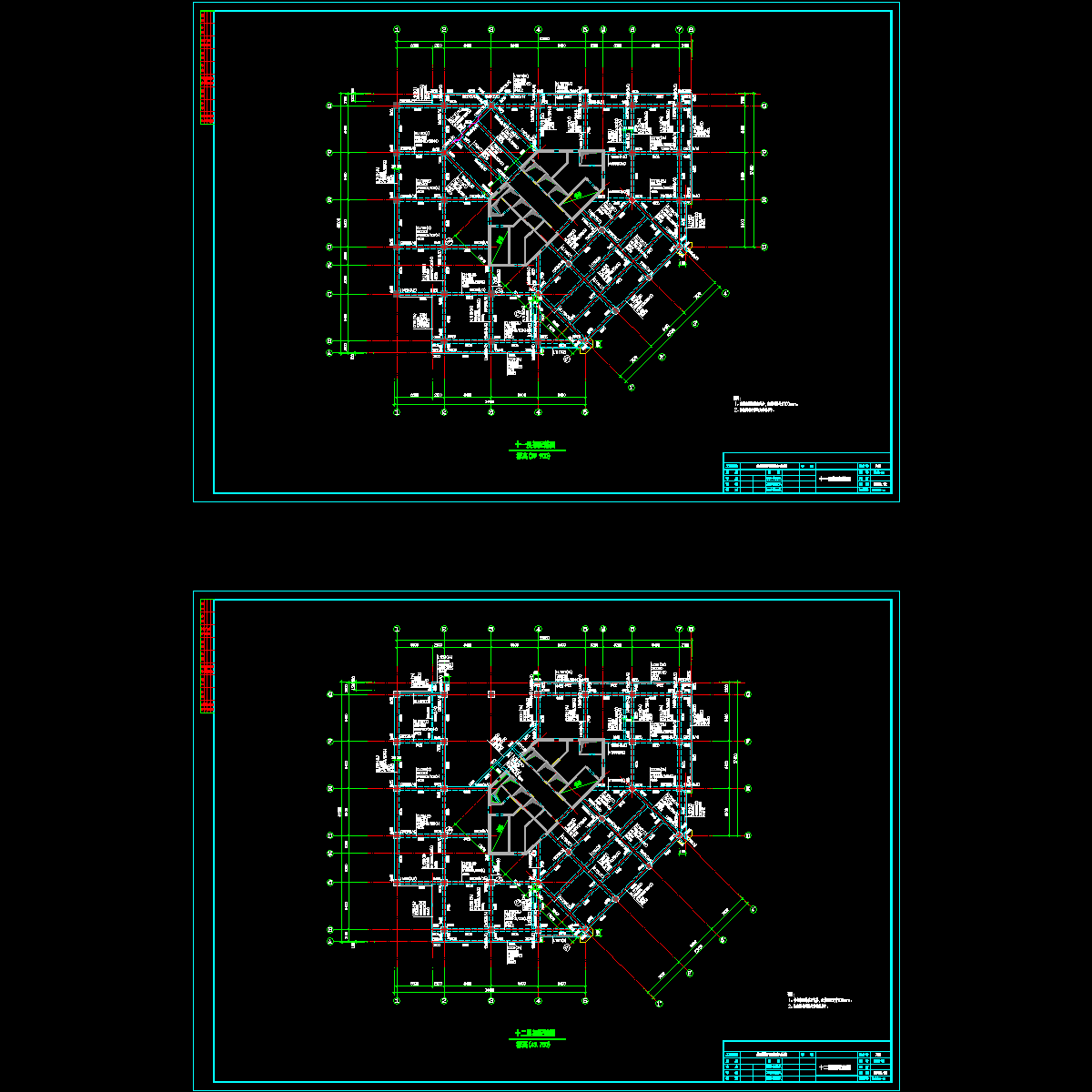 十一、12层梁配筋图纸.dwg - 1