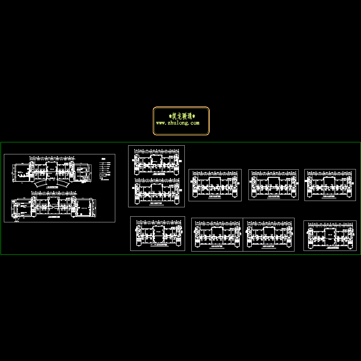 电力局办公楼机房暖通设计CAD施工图纸.dwg - 1