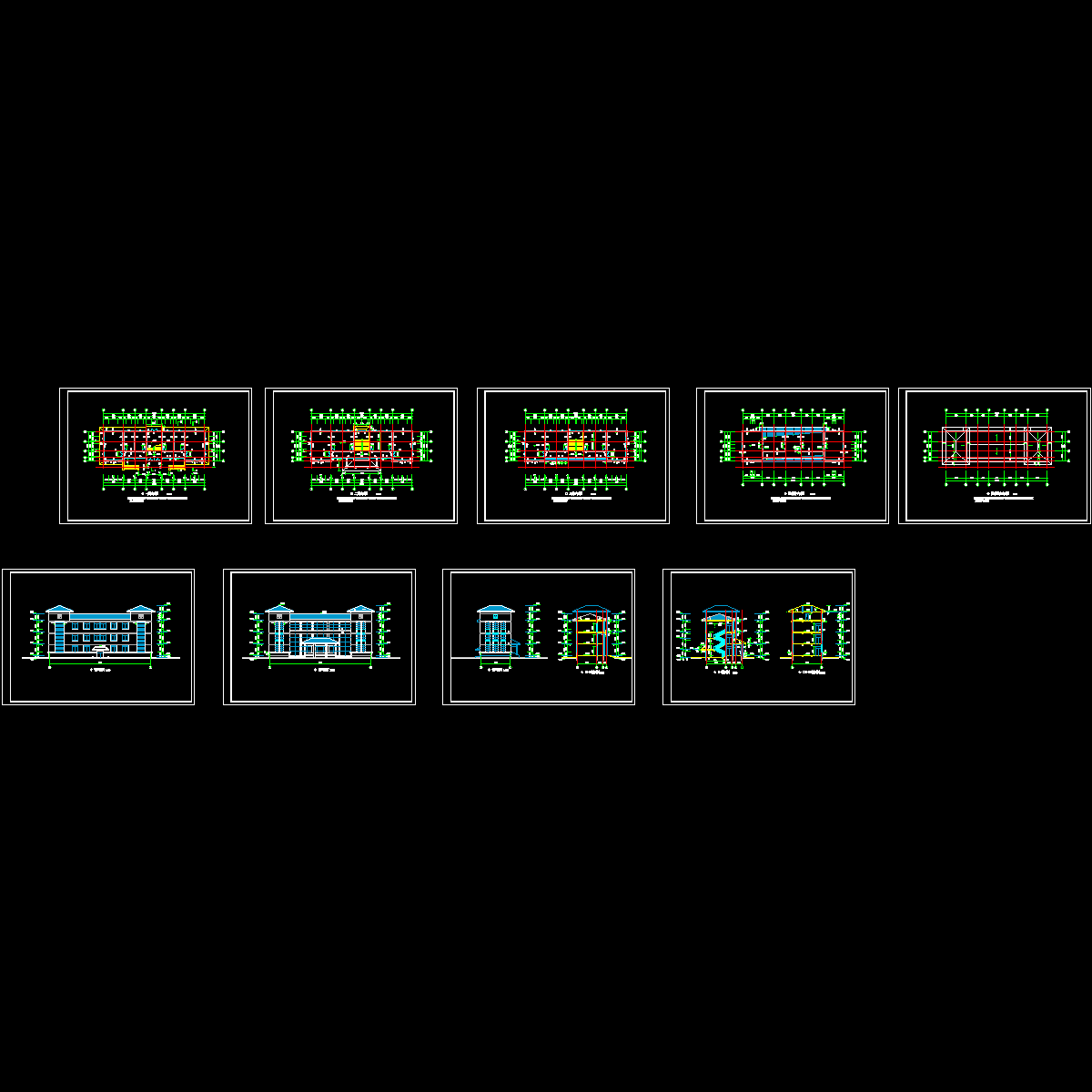 小学建筑设计方案.dwg - 1