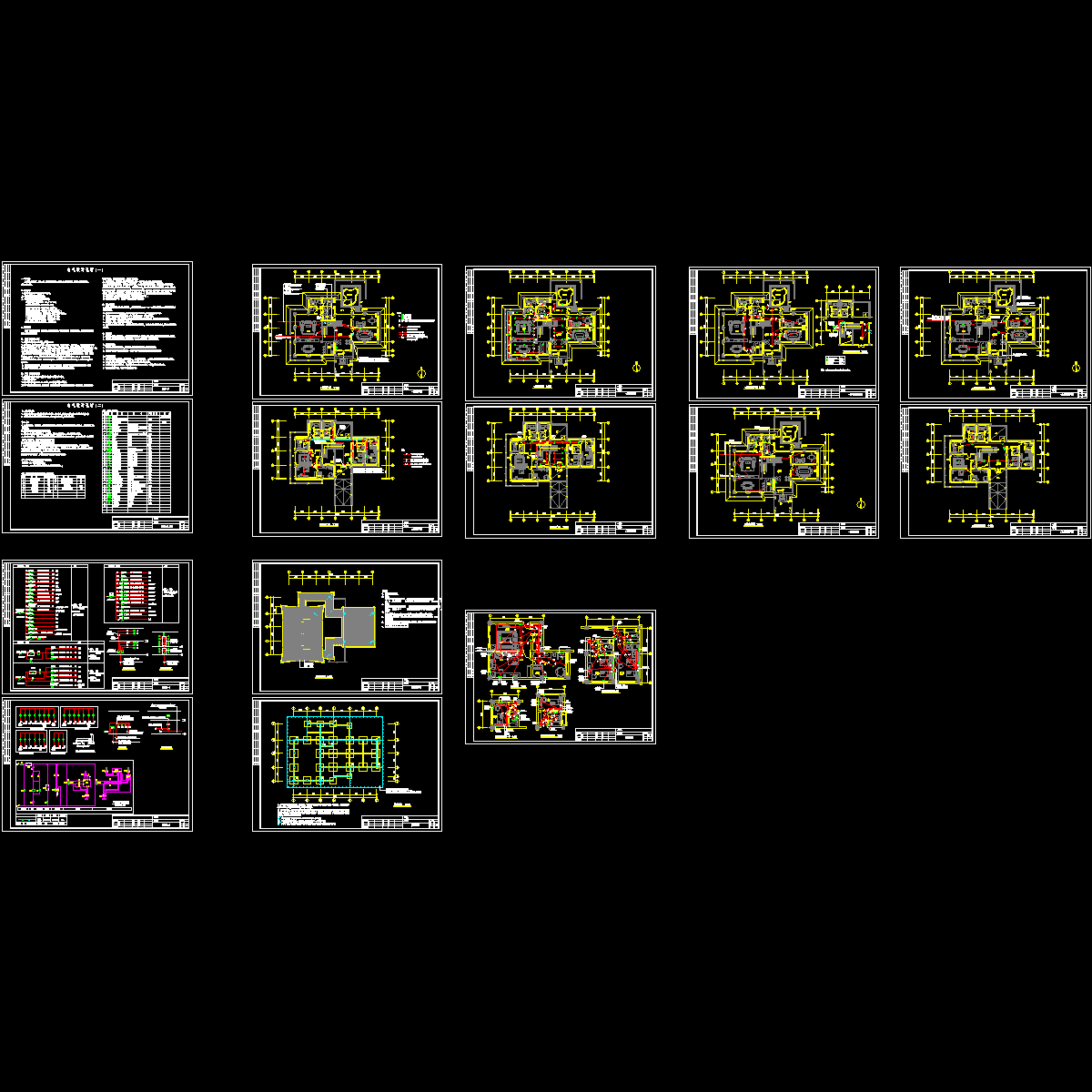 宾馆会所电气设计图纸.dwg - 1