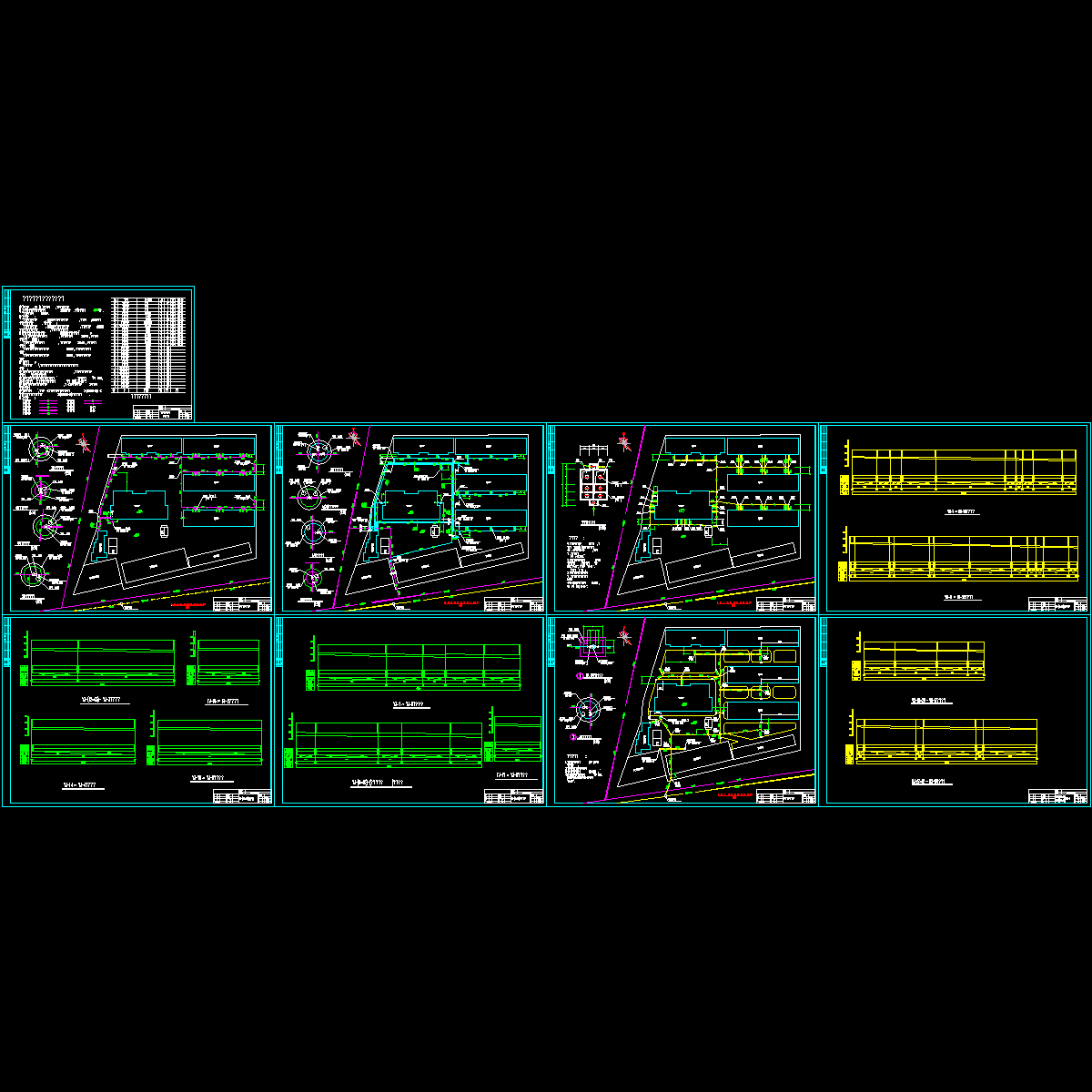 巴山新区室外管网工程CAD施工图纸.dwg - 1