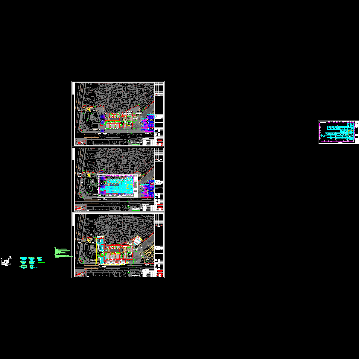 地源热泵空调设计CAD施工图纸，共5张.dwg - 1