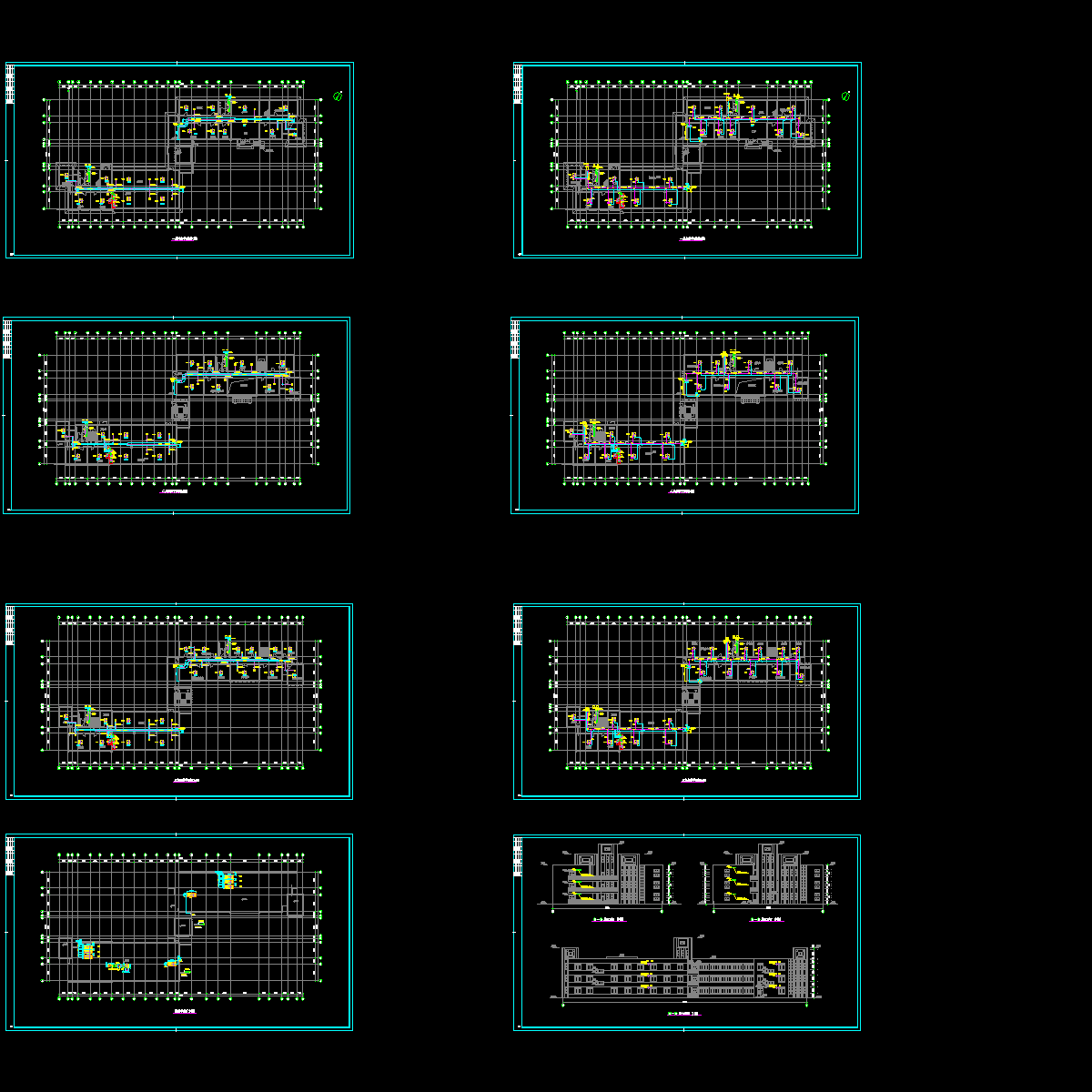 3层办公楼VRV空调设计CAD图纸.dwg - 1