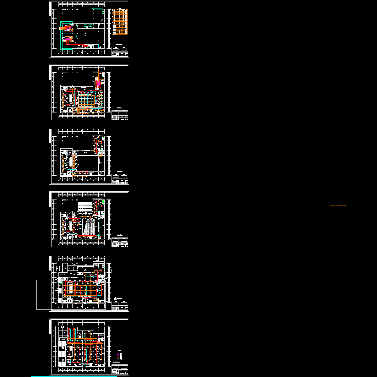 上4层商业街空调图纸.dwg - 1