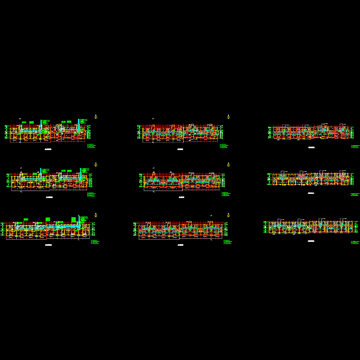 住宅小区弱电设计CAD图纸，共9张.dwg - 1