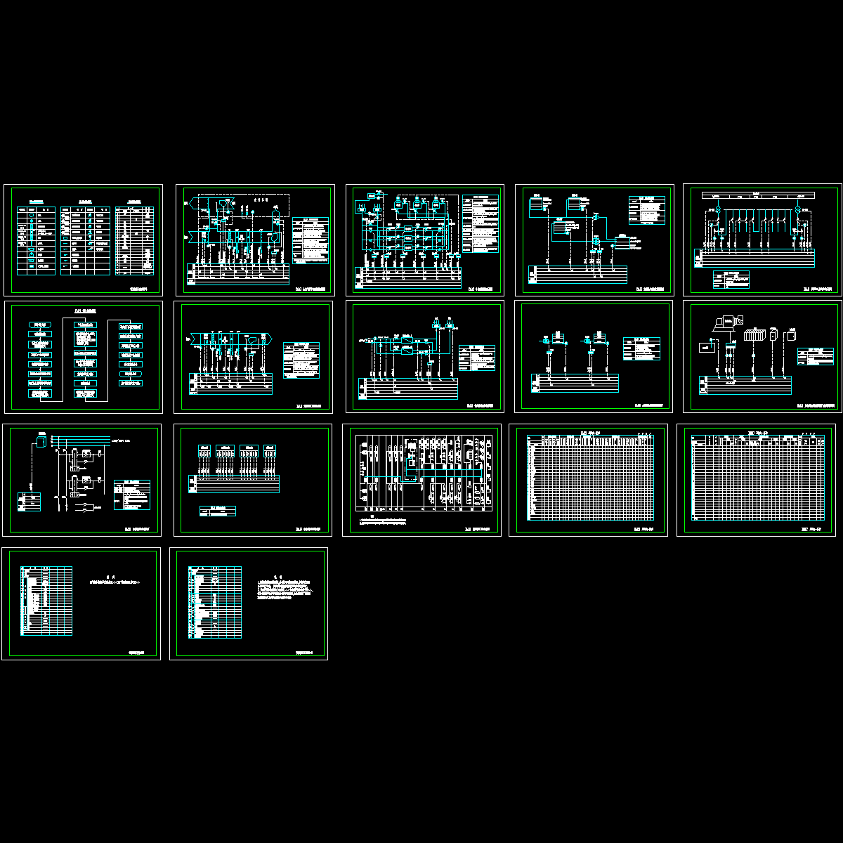 常用BAS控制流程设计CAD图纸.dwg - 1