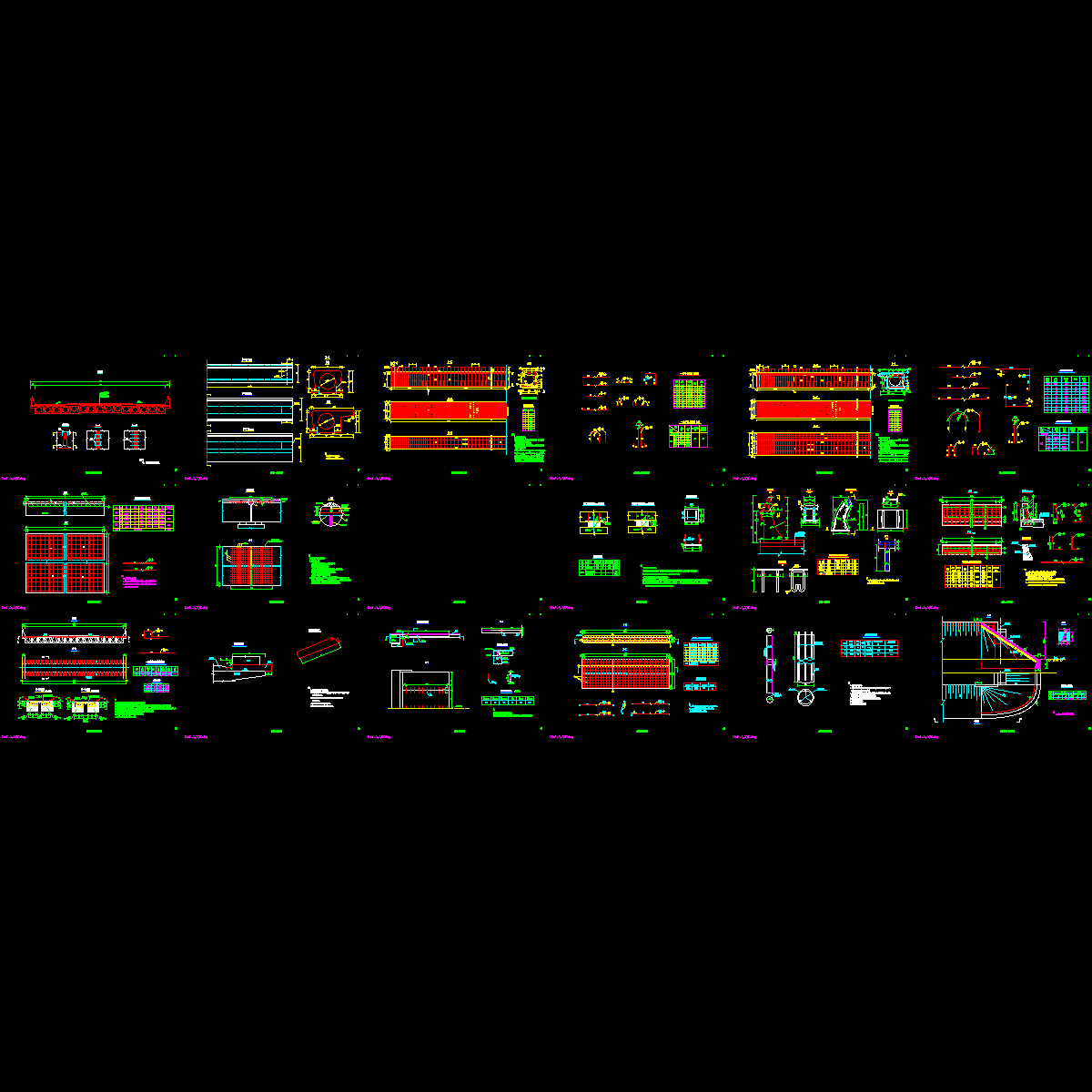 18~51空心板图及一些附属构造.dwg