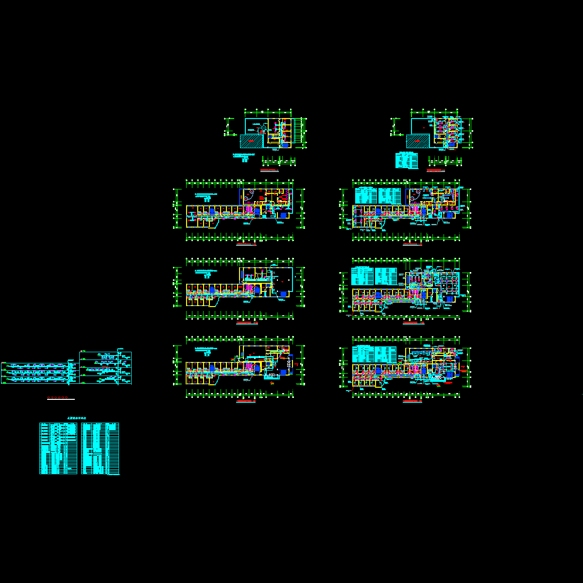 上4层酒店空调图纸（10页图纸）.dwg - 1