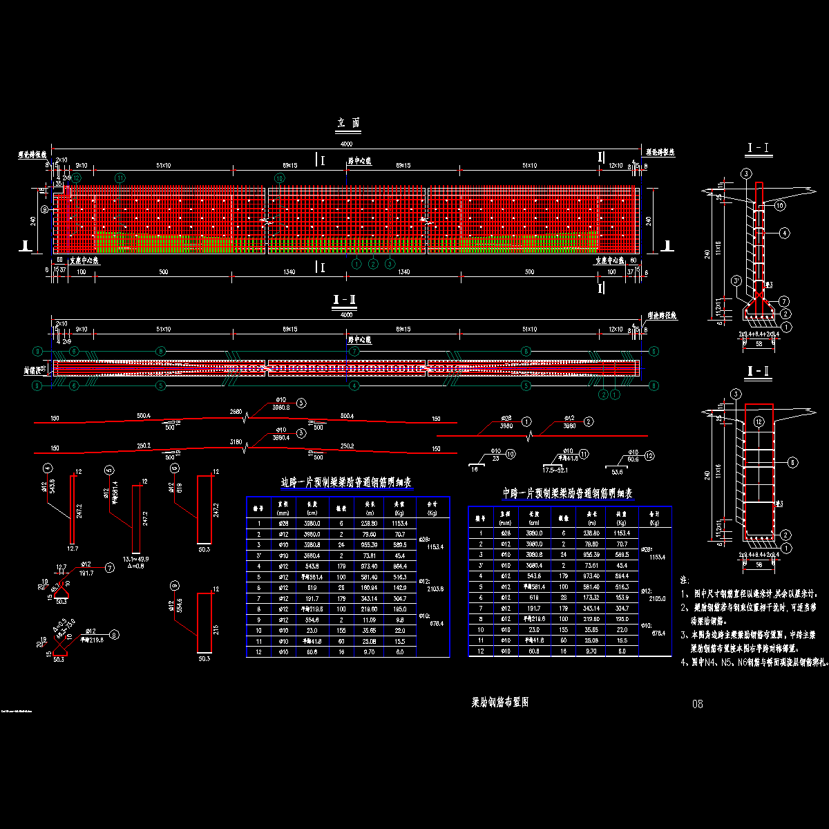 主梁梁肋钢筋布置图.dwg