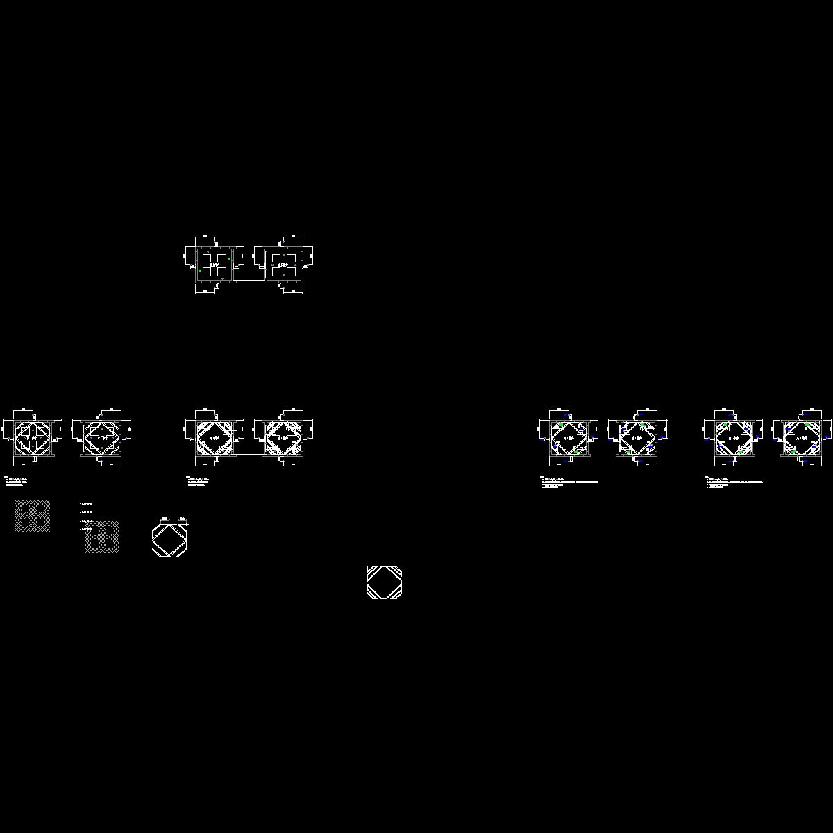 地下轨道交通盾构井降水施工方案图纸（CAD）.dwg - 1