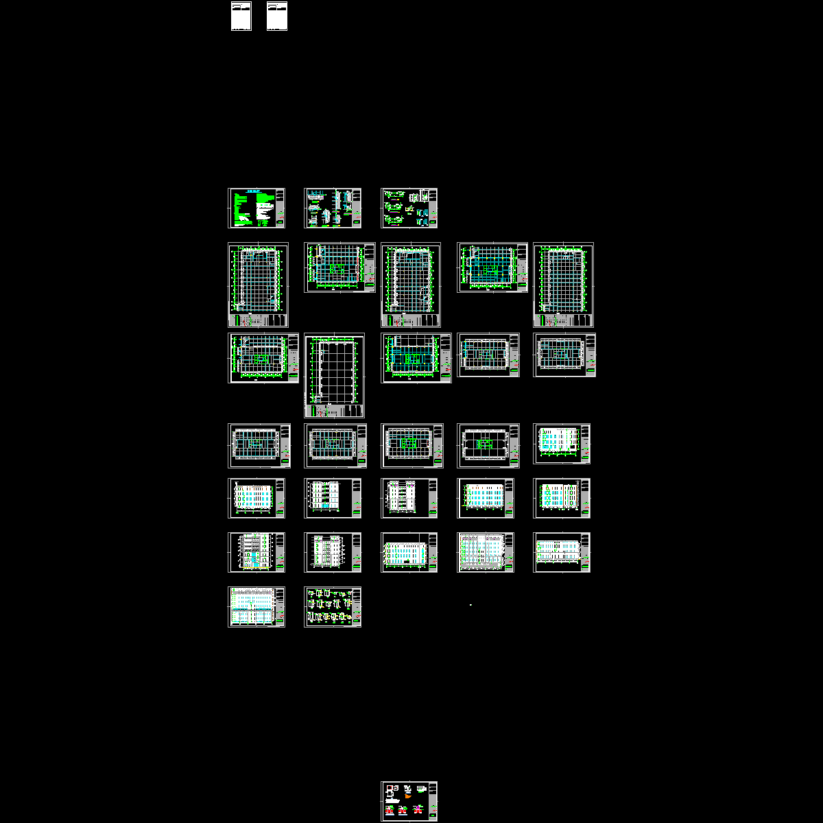 人力资源服务中心幕墙结构出图版.dwg