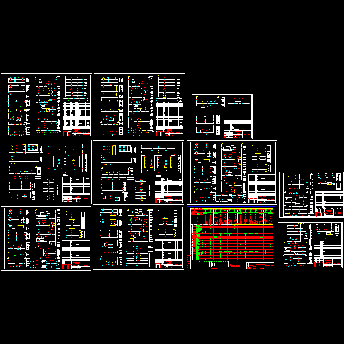 全套变配电图纸. - 1