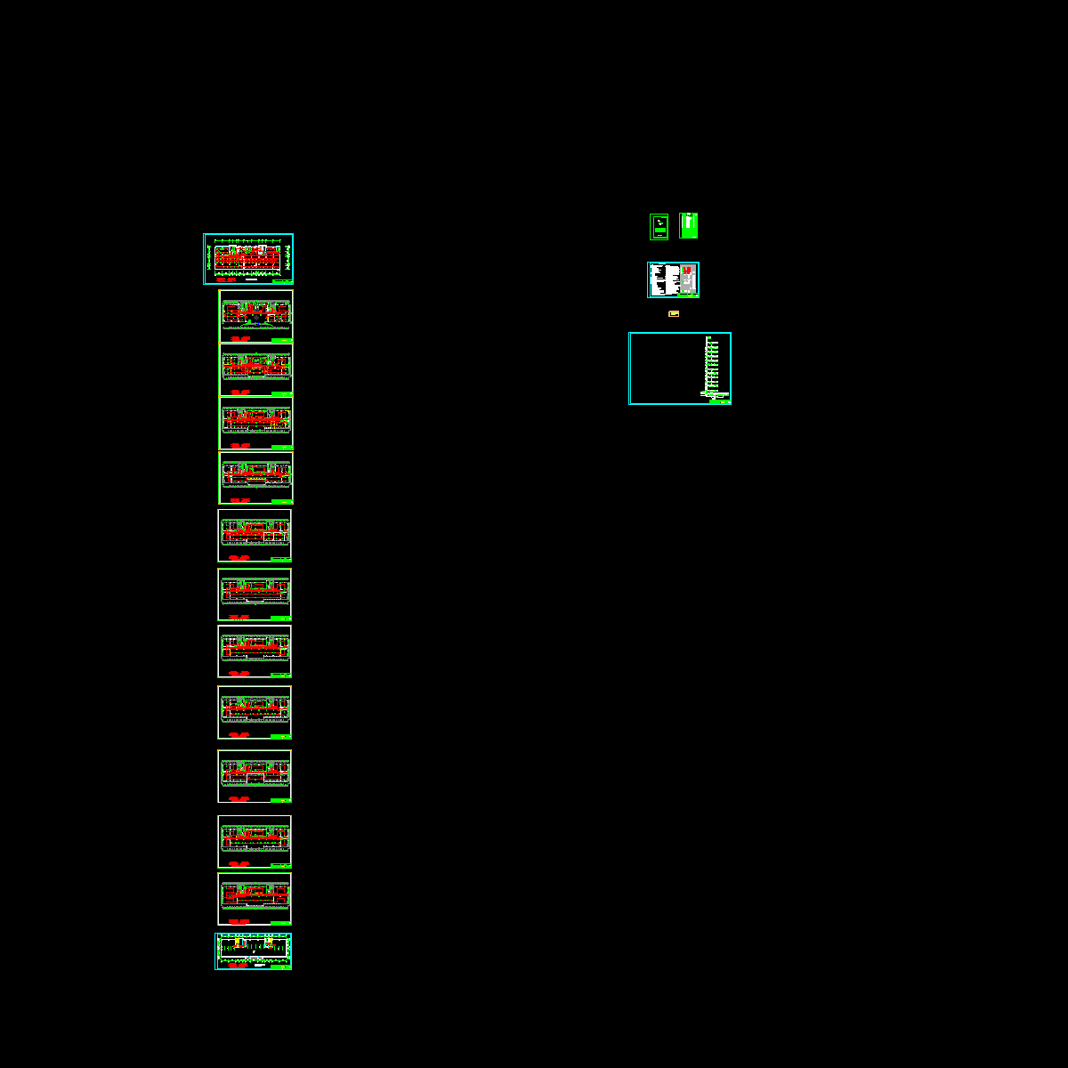 11层科技大厦消防烟雾报警系统施工图纸.dwg - 1