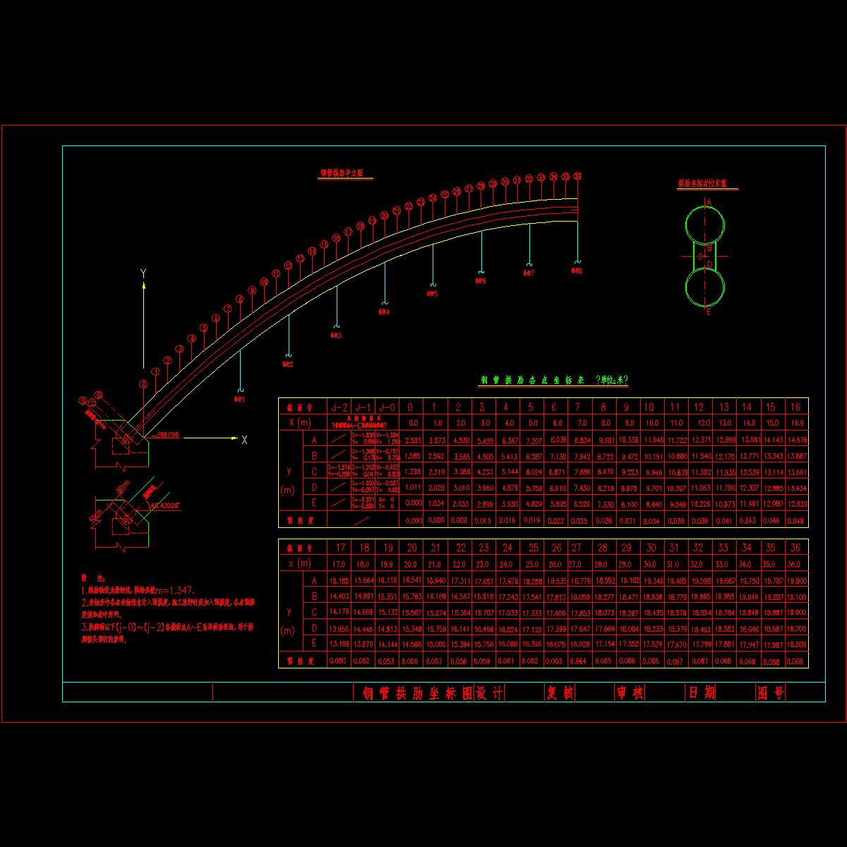 10拱肋坐标.dwg