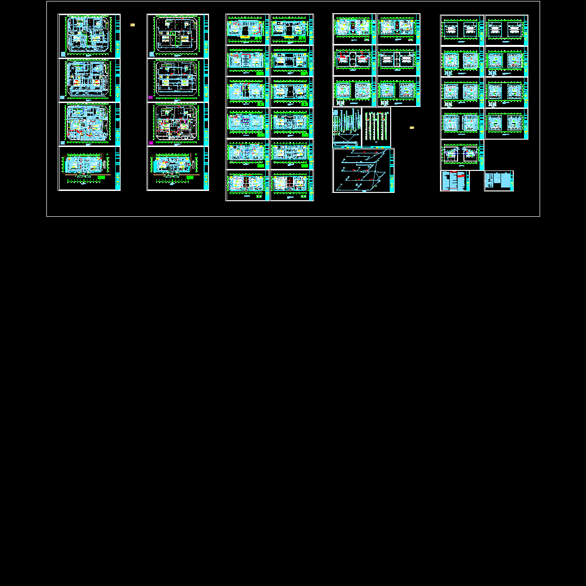 超高层综合楼空调设计CAD施工图纸.dwg - 1