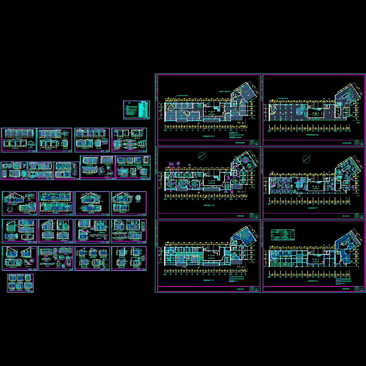 经典中式餐厅CAD施工图纸.dwg - 1