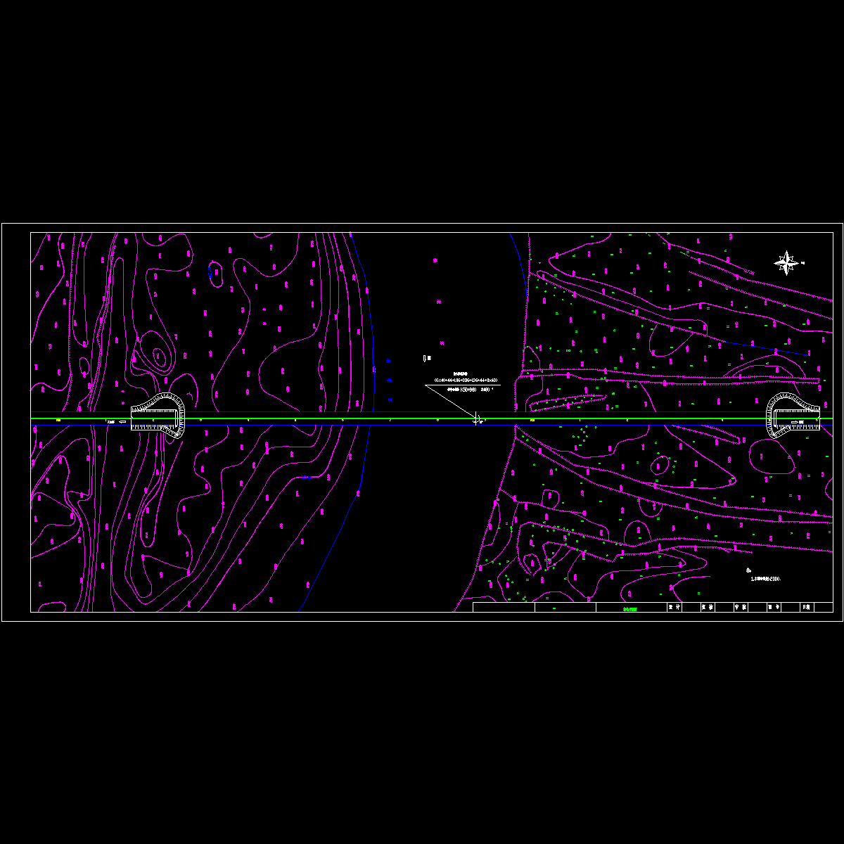 006-松花江大桥桥位平面图.dwg