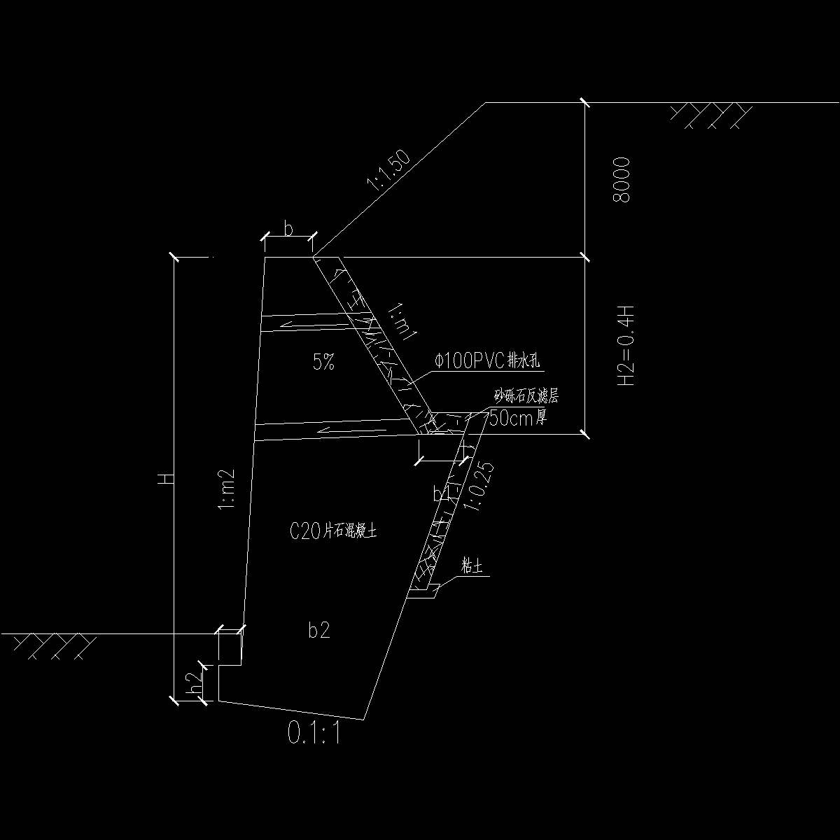 6挡墙大样图.dwg