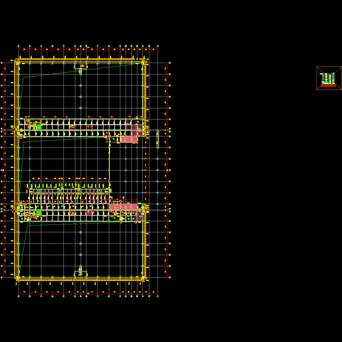 12.550标高夹层结构平面布置图.dwg