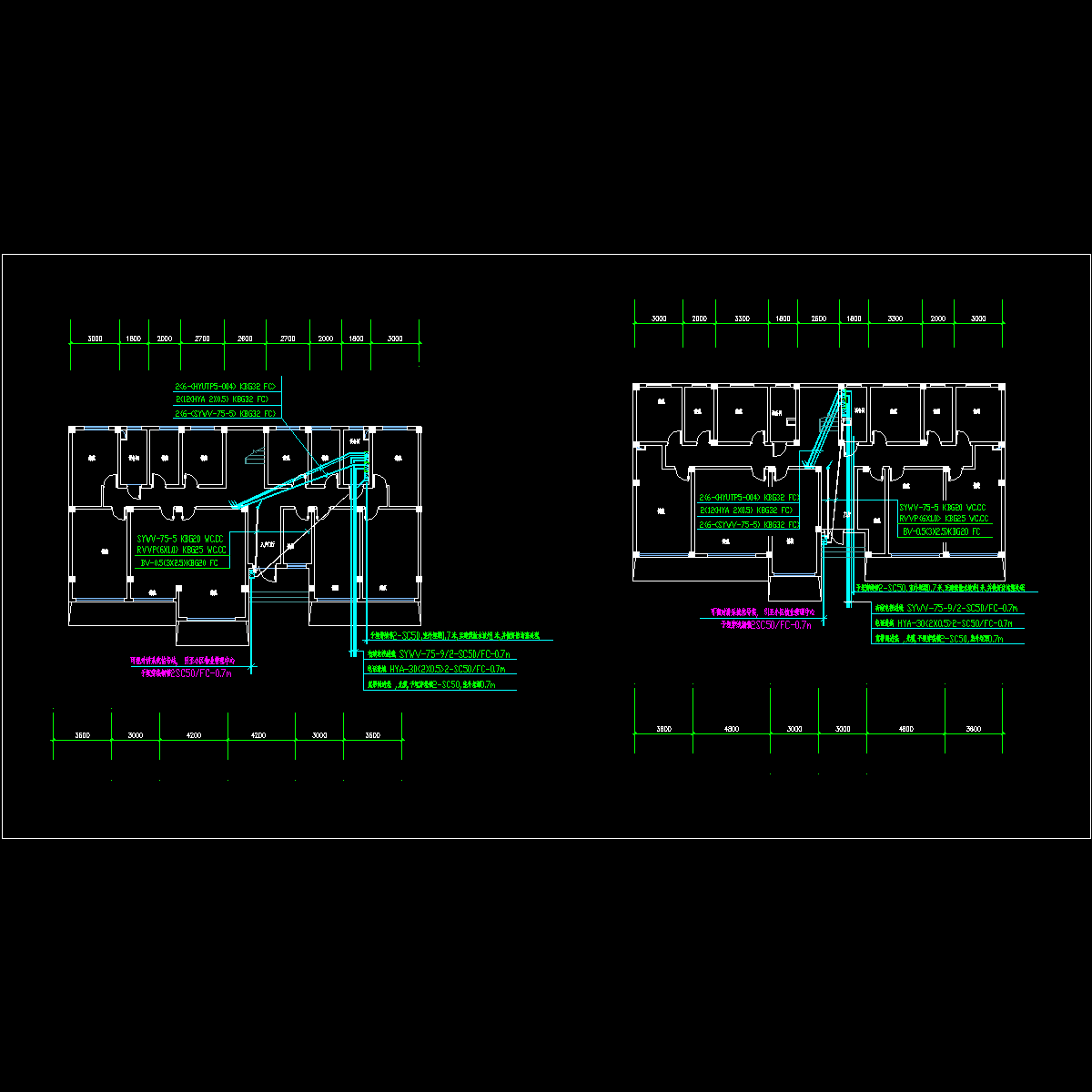 某住宅楼一层弱电进线布置图d.dwg