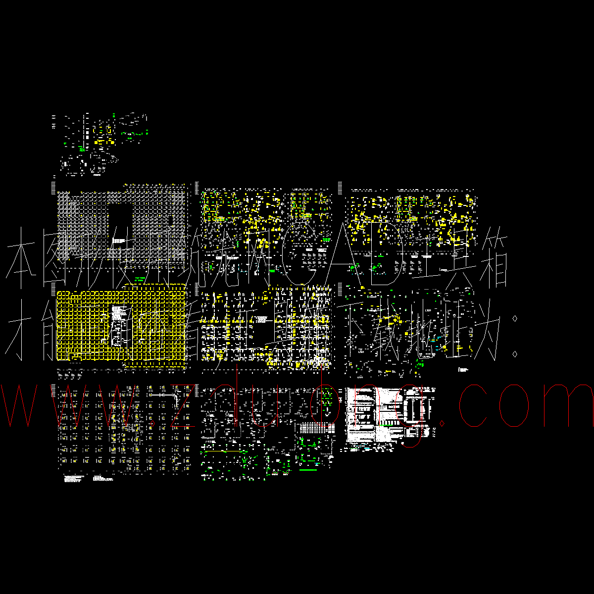 带地下车库6层框架结构住宅施工图纸. - 1