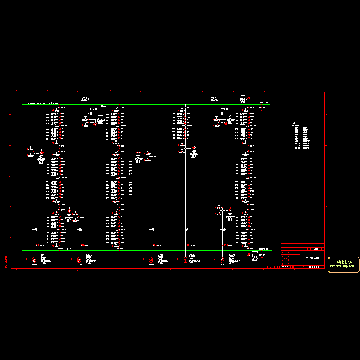 d-04 500kv gis主接线图.dwg